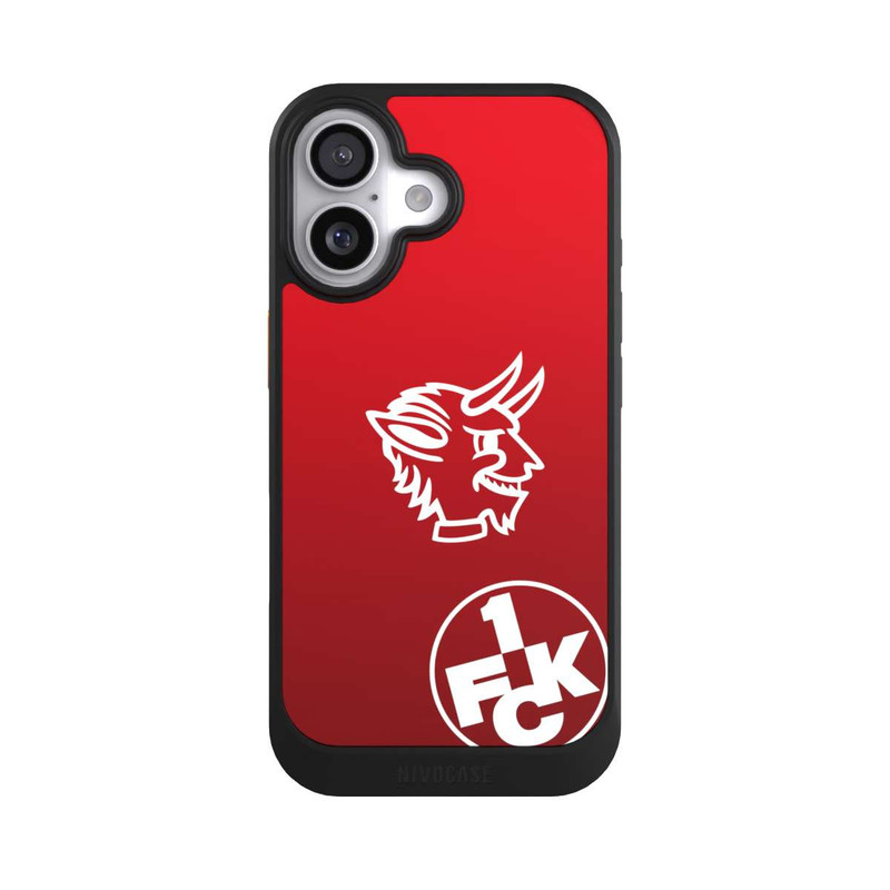 iPhone 17 NIVOcore Teufelskopf FCK auf Rot