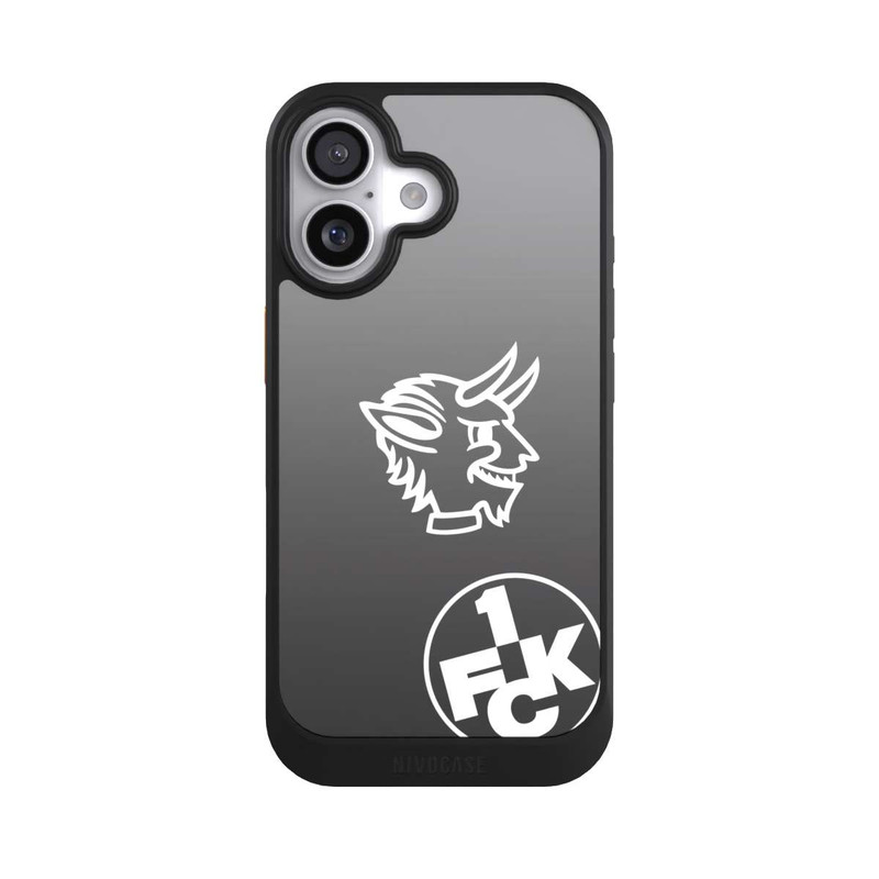 iPhone 17 NIVOcore Teufelskopf FCK auf Schwarz