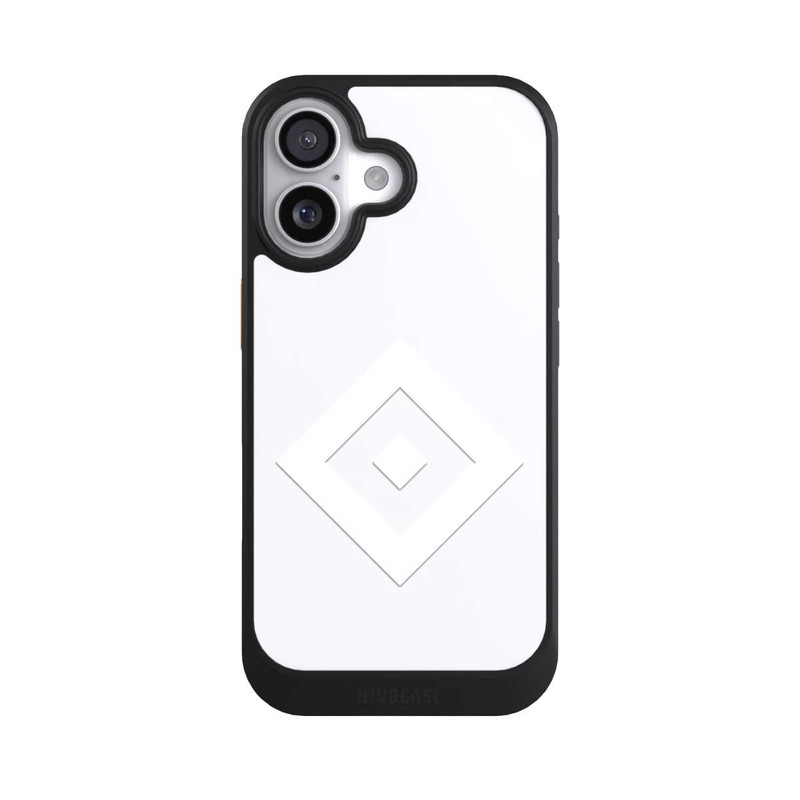 iPhone 17 NIVOcore Rauten Logo auf HSV Grau