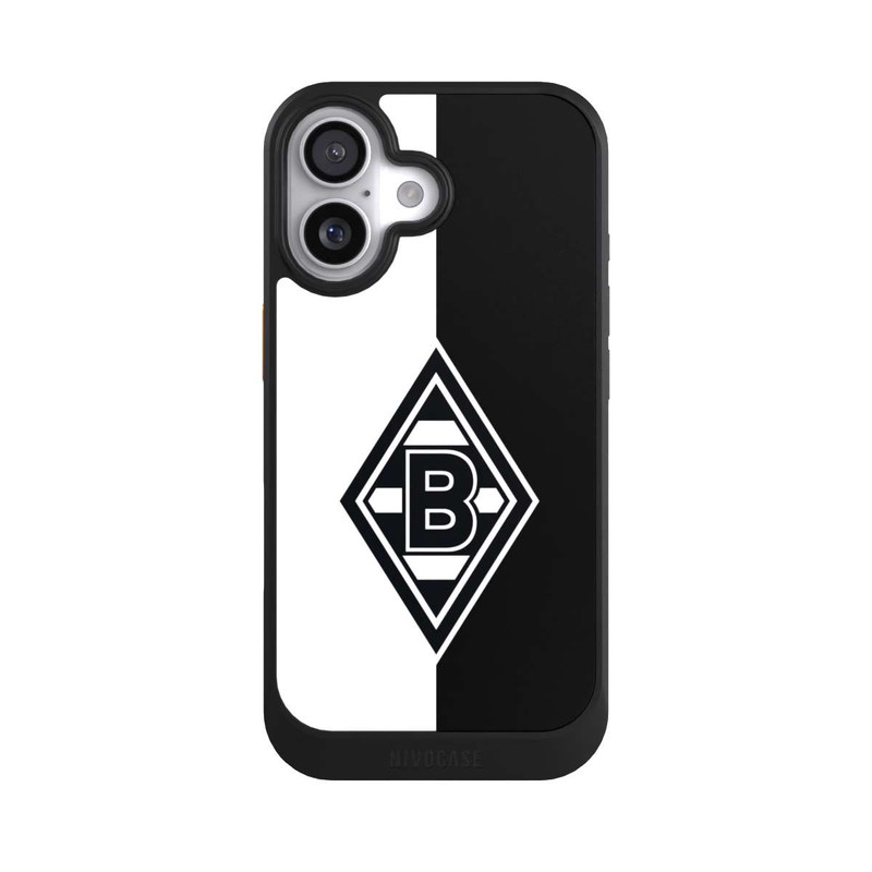 iPhone 17 NIVOcore Borussia Raute Schwarz-Weiss
