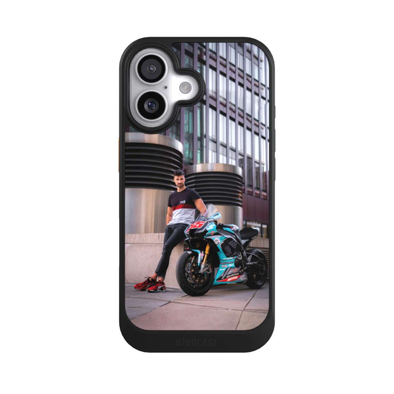 iPhone 17 NIVOcore Blaues Motorrad - MDS