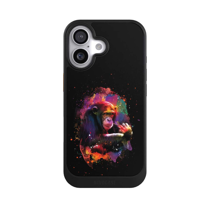 iPhone 17 NIVOcore Affe Colorful Sprayart