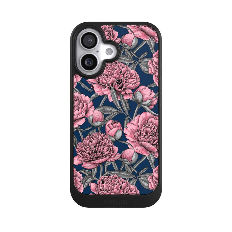 iPhone 17 NIVOcore Jardin de pivoines de nuit 4