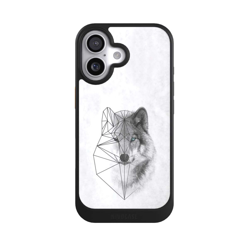 iPhone 17 NIVOcore Polygonaler Wolf