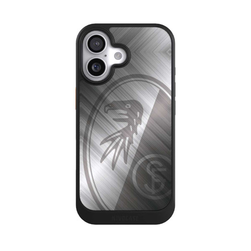  NIVOcore SC Freiburg Glänzendes Metall Hintergrund