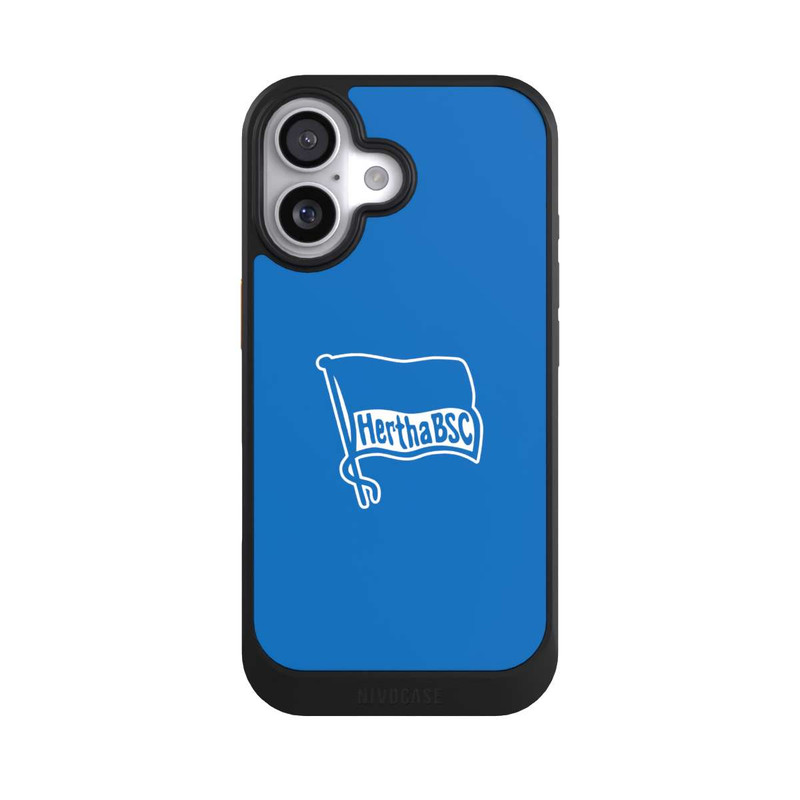 iPhone 17 NIVOcore Hertha BSC Blauer Hintergrund