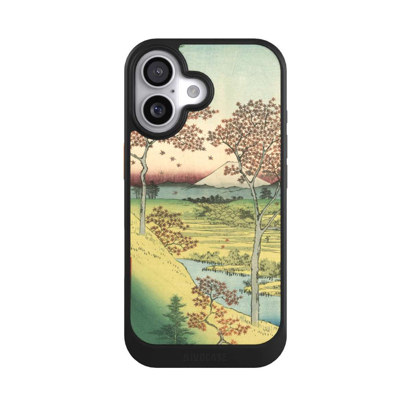 iPhone 17 NIVOcore Colline du crépuscule à Meguro Utagawa Hiroshige