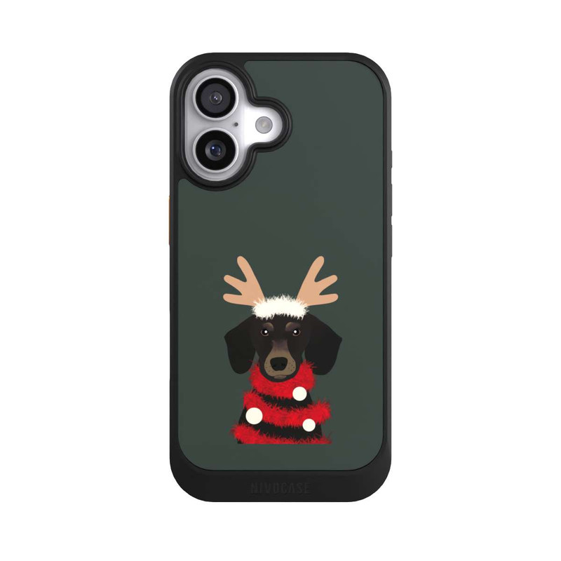 iPhone 17 NIVOcore teckel de Noël