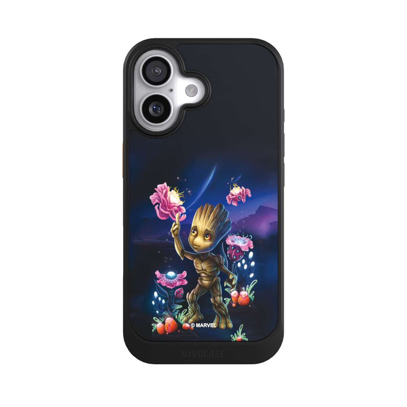 iPhone 17 NIVOcore Baby Groot Blumen