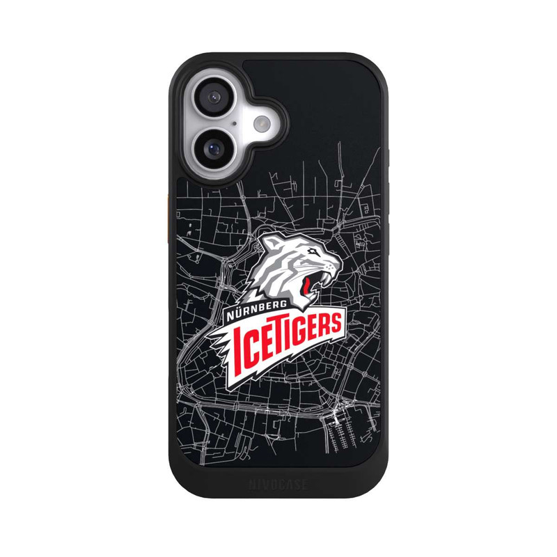 iPhone 17 NIVOcore Nürnberg Ice Tigers Logo Map