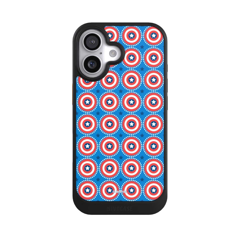 iPhone 17 NIVOcore Captain American Shield Pattern