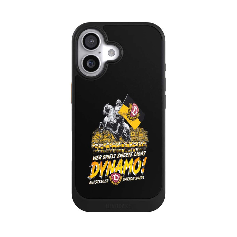 iPhone 17 NIVOcore Dynamo Dresden Aufstieg 24/25 Schwarz