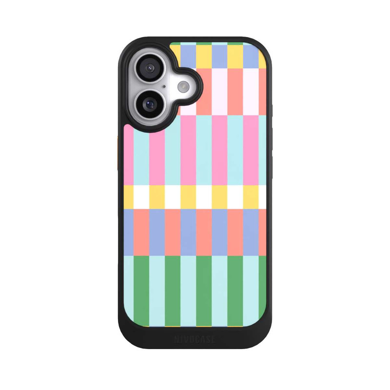 iPhone 17 NIVOcore Checked Theme Pastel