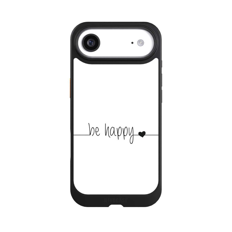 iPhone Air NIVOcore Be Happy Weisser Hintergrund