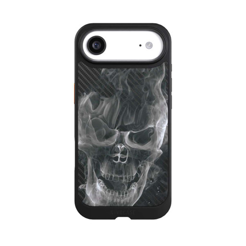 Apple iPhone Air NIVOcore rauchender Totenkopf Carbon