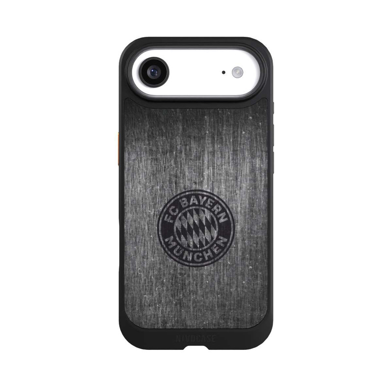 iPhone Air NIVOcore Metalllook FCB Logo einfarbig