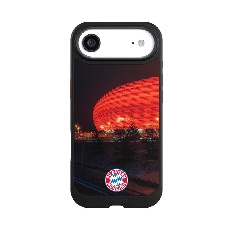 iPhone Air NIVOcore Allianz Arena bei Nacht FCB