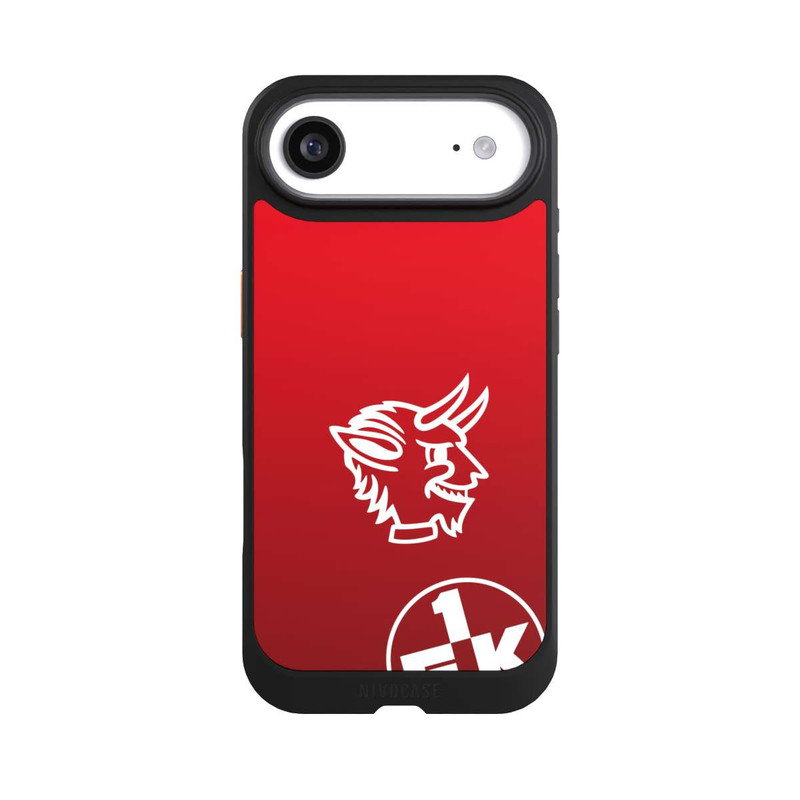 iPhone Air NIVOcore Teufelskopf FCK auf Rot