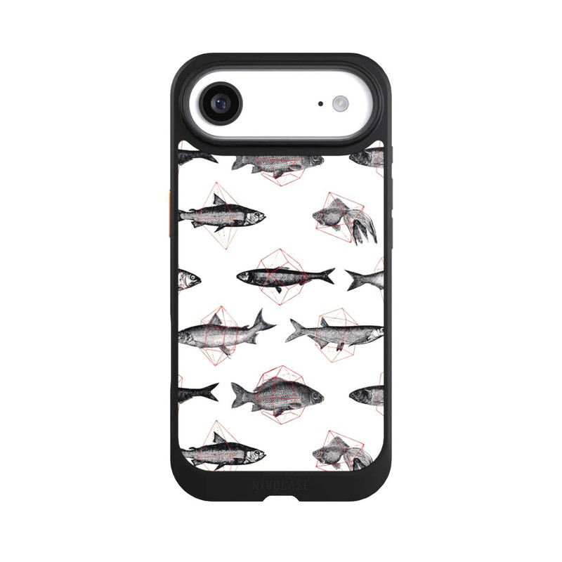 iPhone Air NIVOcore Fische in Geometrie