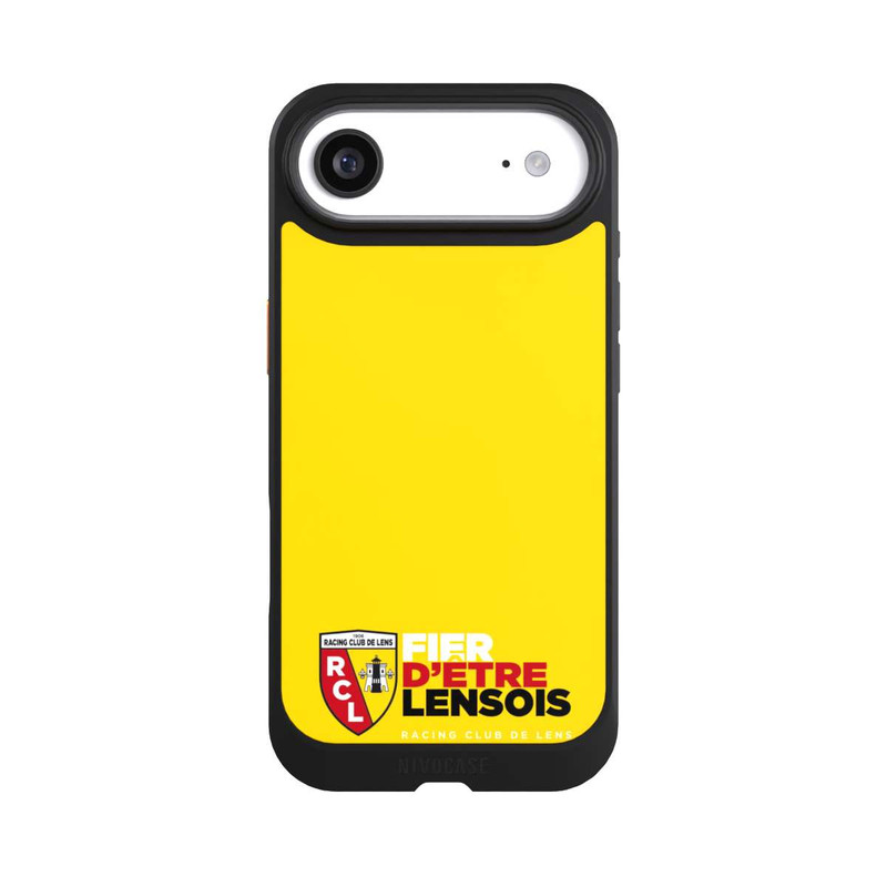 iPhone Air NIVOcore Fond Logo RCL Jaune