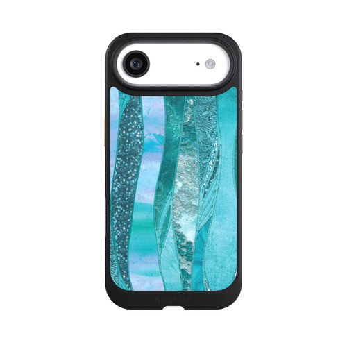 Apple iPhone Air NIVOcore glamouröser Glitzerlook blau