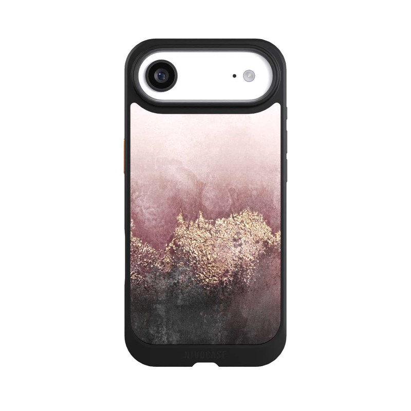 iPhone Air NIVOcore Rosa Himmelsstaub Golddruck