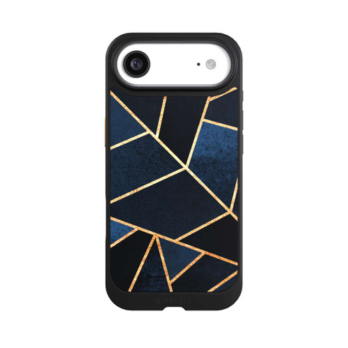 Apple iPhone Air NIVOcore Navy Stein Golddruck