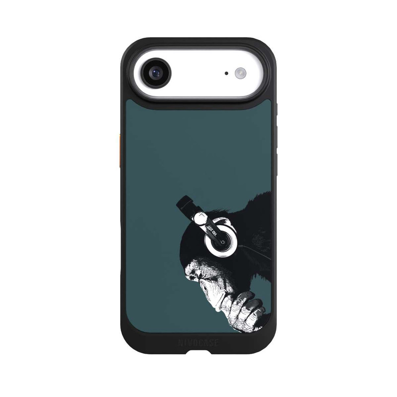 iPhone Air NIVOcore Denkender Affe Blau