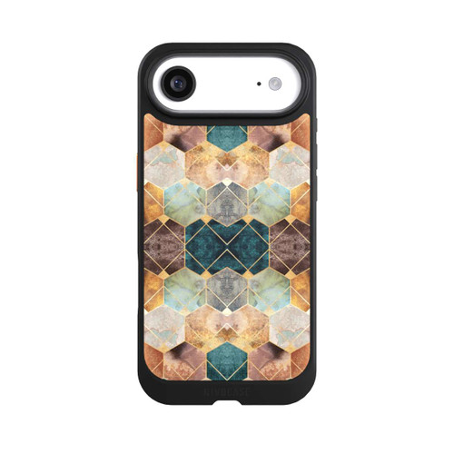 Apple iPhone Air NIVOcore Naturfarbene Sechsecke und Diamanten