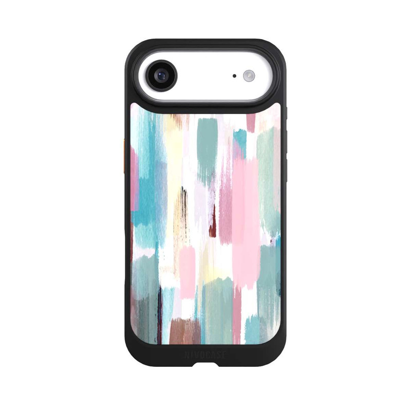 iPhone Air NIVOcore Abstrakte Pinselstriche in Pastelltönen