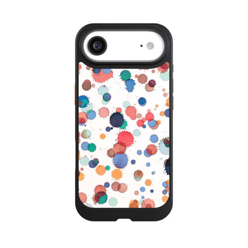 Apple iPhone Air NIVOcore Tropfen Aquarell Textur Blau Gelb