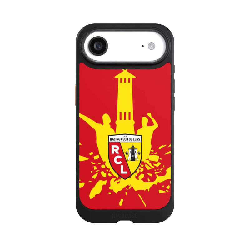 iPhone Air NIVOcore Tour RCL jaune sur rouge