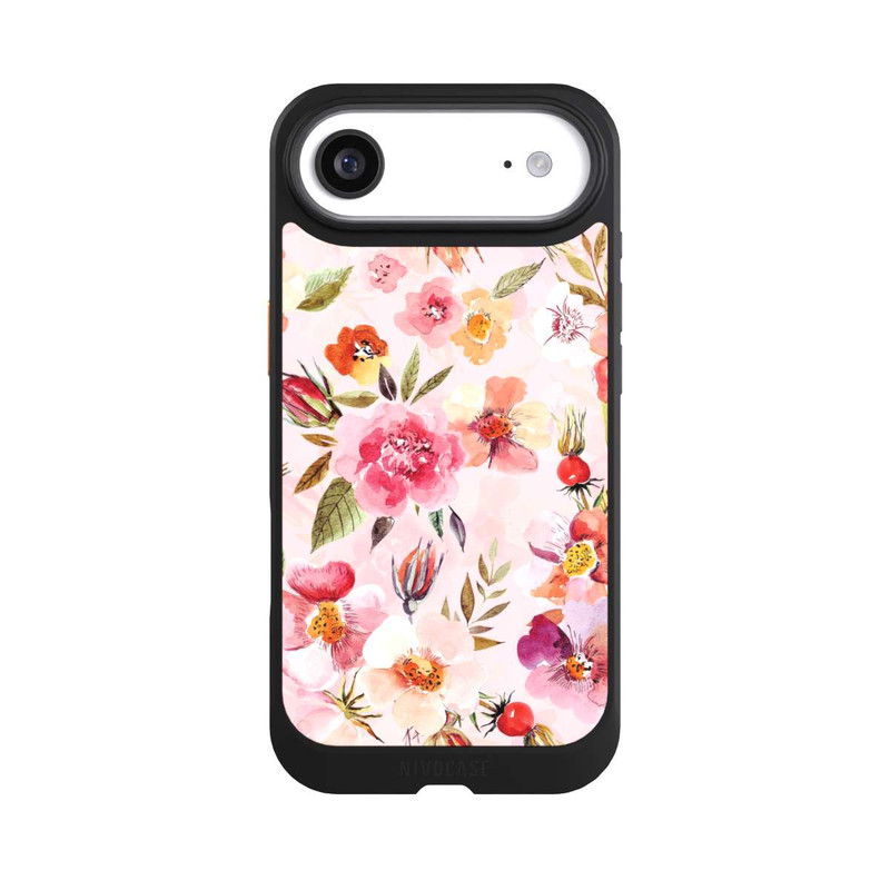 iPhone Air NIVOcore Hagebuttentapete Rosa Frühling