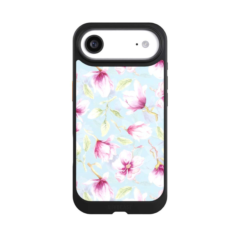 iPhone Air NIVOcore Magnolien auf Blau