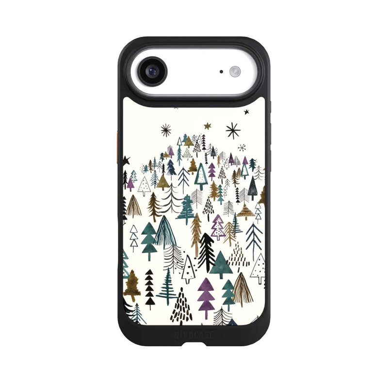 iPhone Air NIVOcore Bergbäume Wald Lila