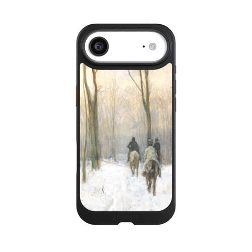 Apple iPhone Air NIVOcore Reiter im Schnee im Haager Wald