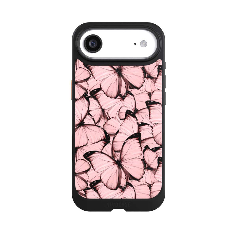 iPhone Air NIVOcore Rosa Schmetterling-Muster