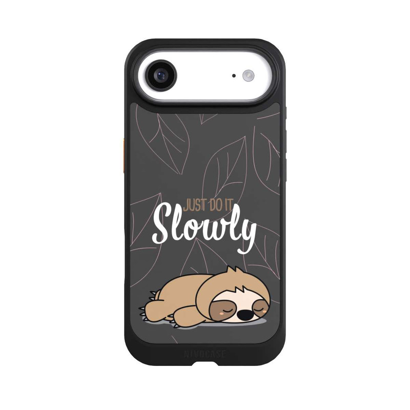 iPhone Air NIVOcore Just Do It Slowly Sloth Grey