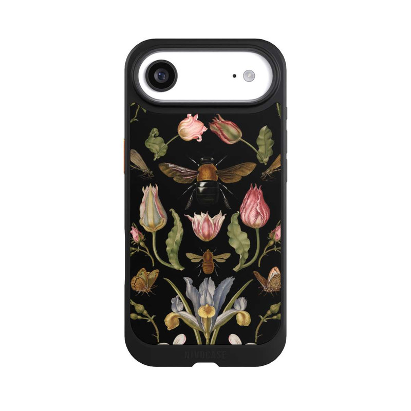 iPhone Air NIVOcore Wildblumen und Biene Schwarz