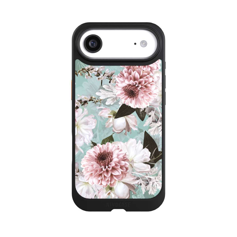 iPhone Air NIVOcore Blumentapete Barockblau