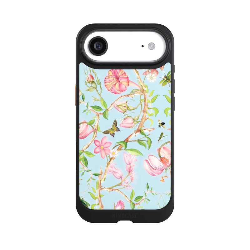 iPhone Air NIVOcore Vintage Botanic Flowers Blue