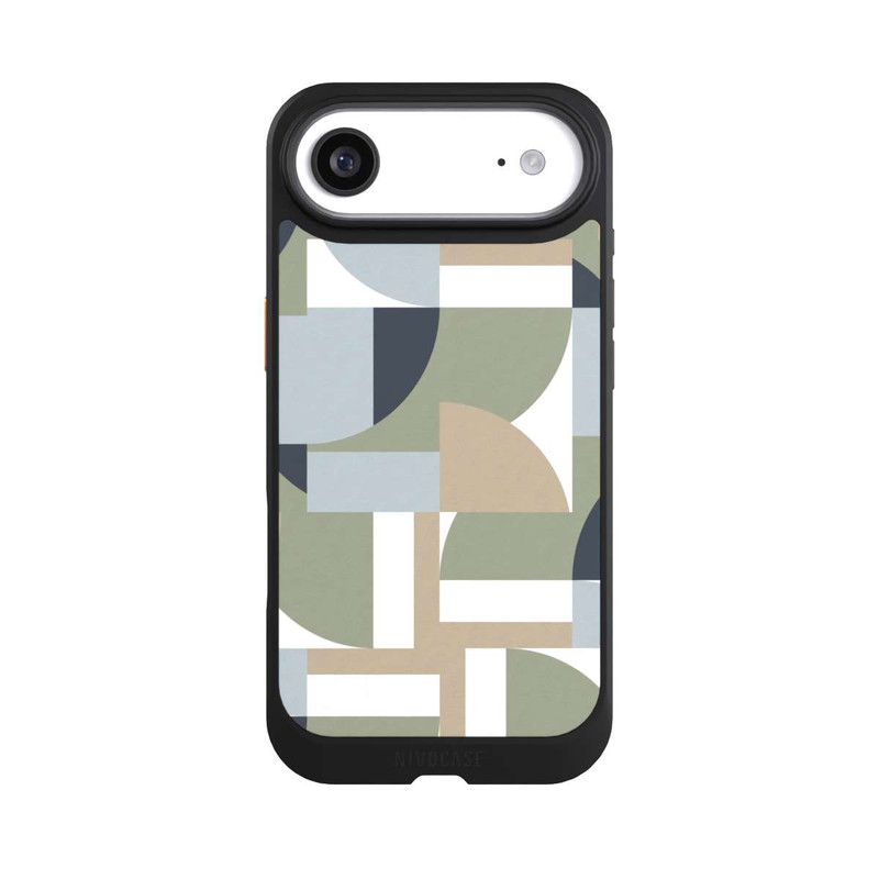 iPhone Air NIVOcore Futuristische Bauhaus Polygone Beige