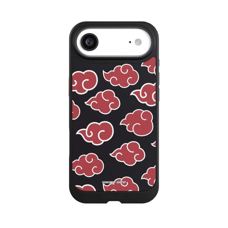 iPhone Air NIVOcore Akatsuki Pattern Black Big