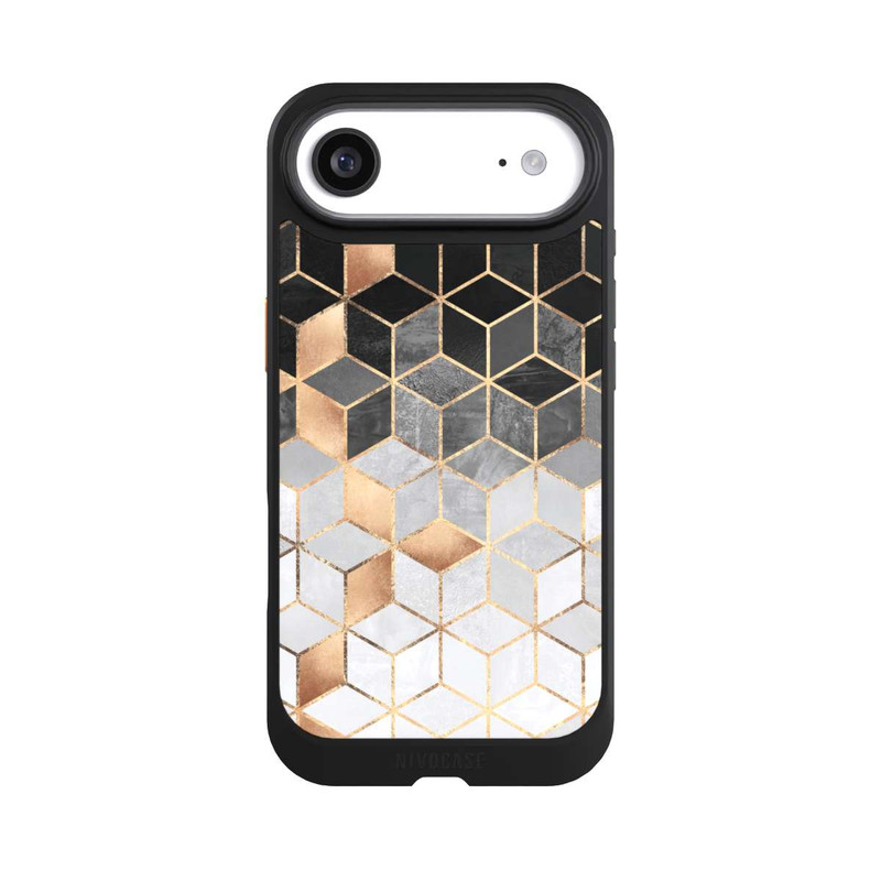 iPhone Air NIVOcore Würfel dunkel und gold