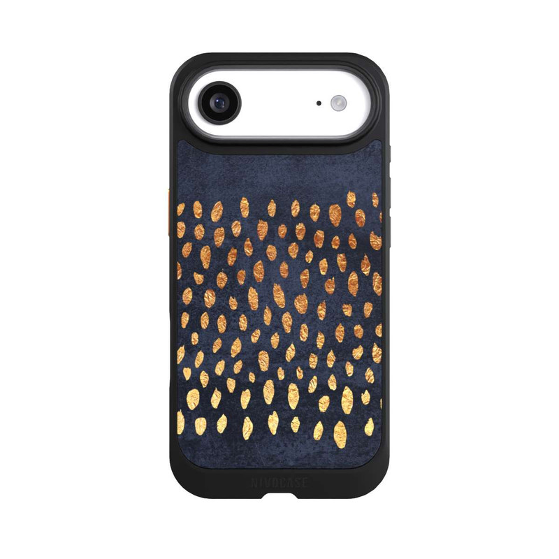 iPhone Air NIVOcore Muster Gold und Marine
