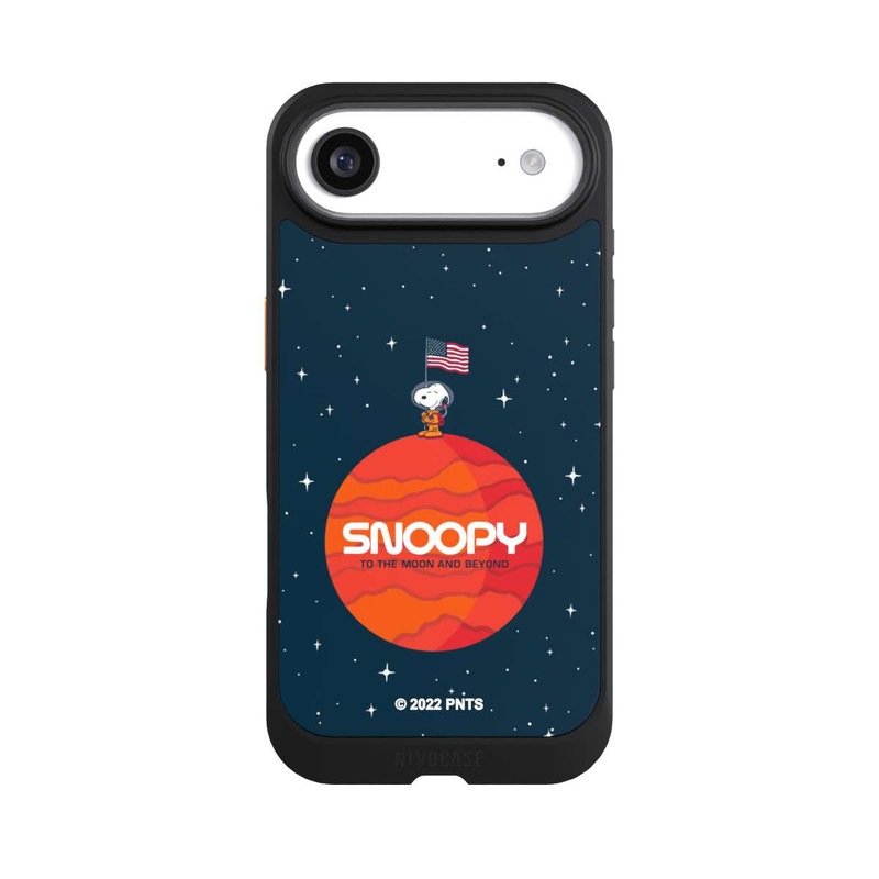 iPhone Air NIVOcore Snoopy Weltraumreisender Orange