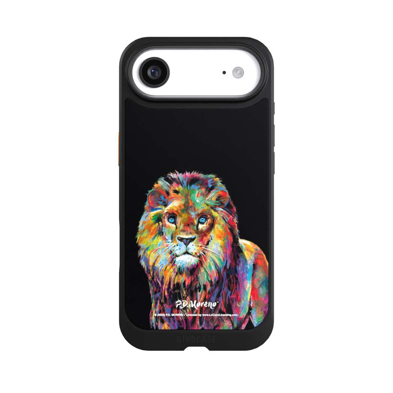 iPhone Air NIVOcore Lion Colorful Art By P.D. Moreno