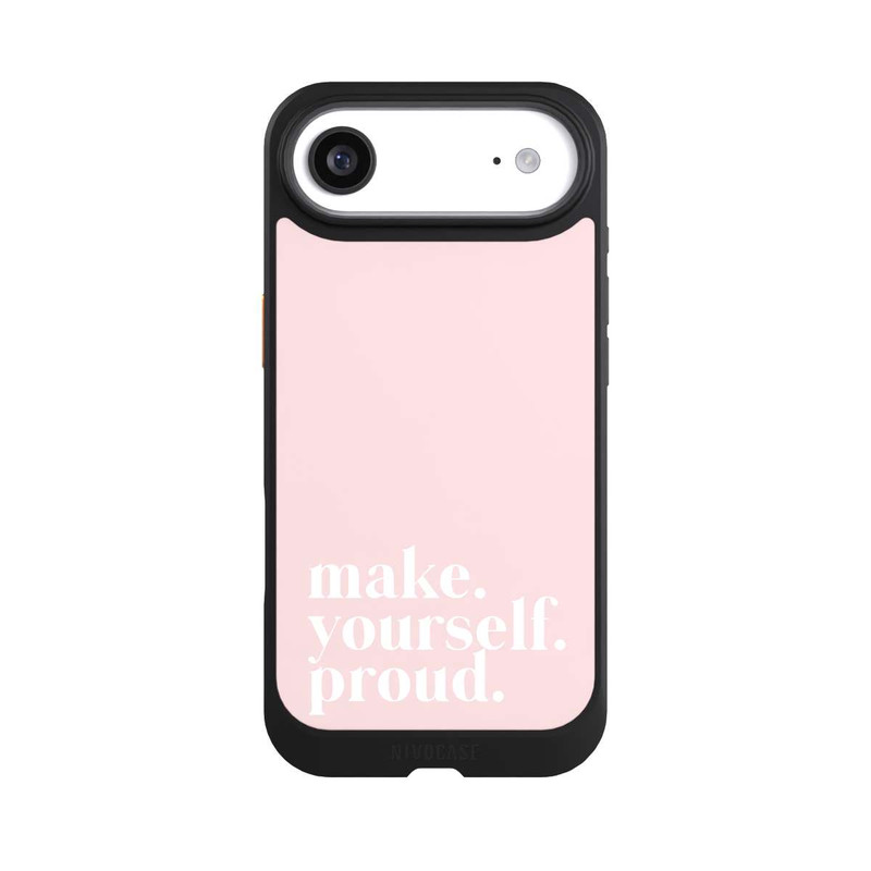iPhone Air NIVOcore Make Yourself Proud Zitat - Altrosa