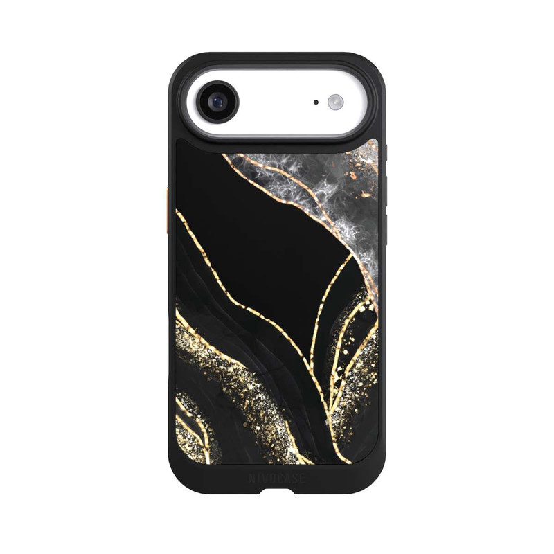 iPhone Air NIVOcore Marbre Sombre Or
