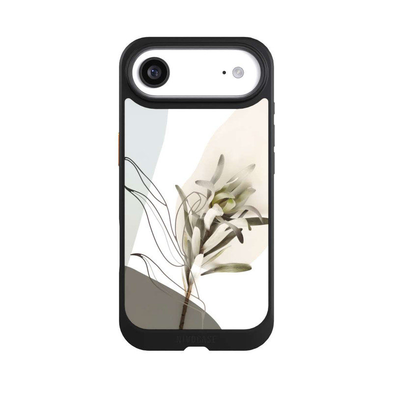 iPhone Air NIVOcore Boho Line Art Olivgrün